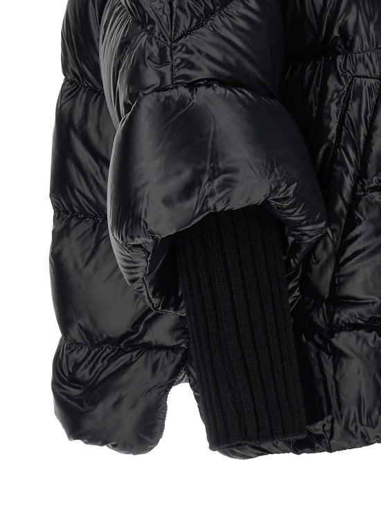 26FW 에르노 하이넥 퀼팅 케이프 다운 재킷 PI002256D12017Z9300 BLACK - HERNO