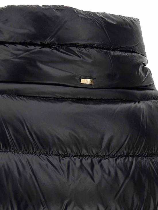 26FW 에르노 하이넥 퀼팅 케이프 다운 재킷 PI002256D12017Z9300 BLACK - HERNO