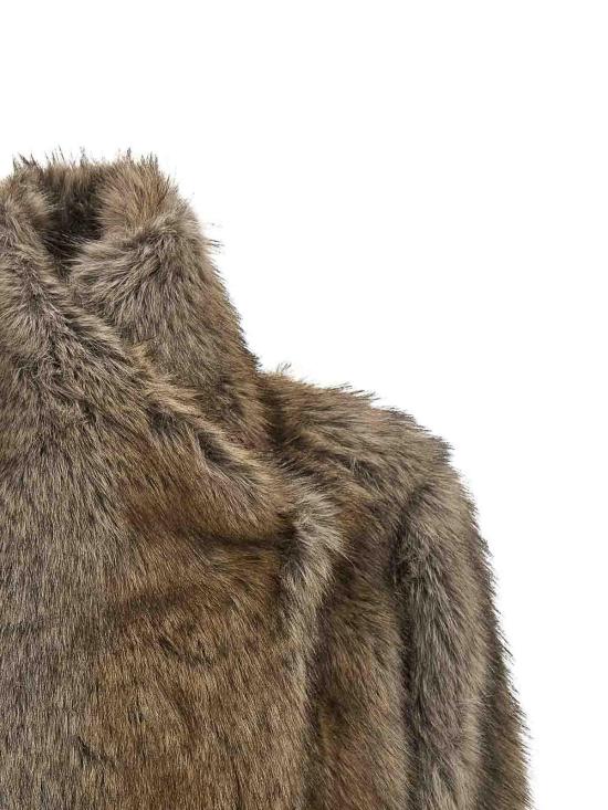 26FW 비비 쿠튀르 무스탕 BRIGITTEFIRSTJACKETWOLF BROWN - B&B COUTURE