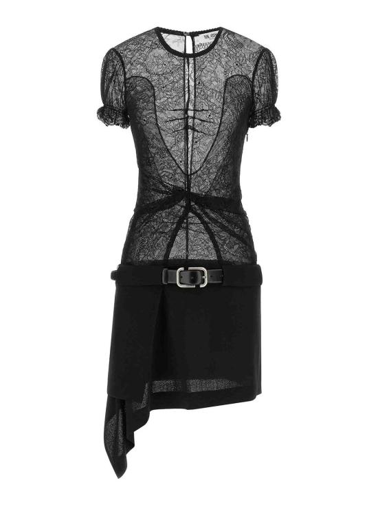 26FW 디 아티코 미디 스커트 261WCA00516MIX123AA100 BLACK