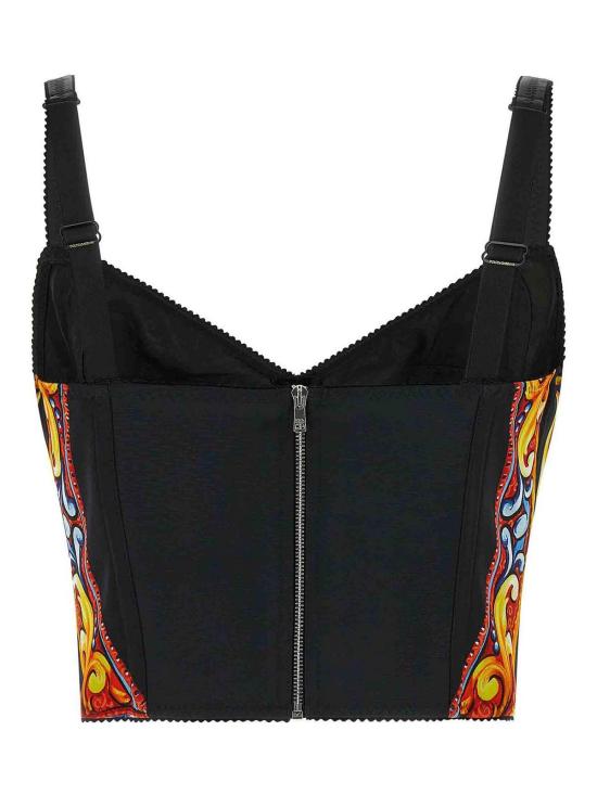 26FW 돌체앤가바나 민소매 티셔츠 F7BT4TGDDTAHH6CL MULTICOLOUR - DOLCE & GABBANA