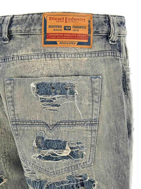 26FW 디젤 스트레이트 팬츠 A15795068YM01 LIGHT BLUE - DIESEL