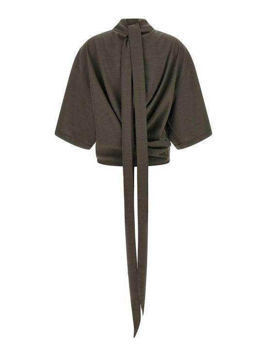 26FW 자크뮈스 블라우스 26HTOW00952AW00653950 GREY - JACQUEMUS