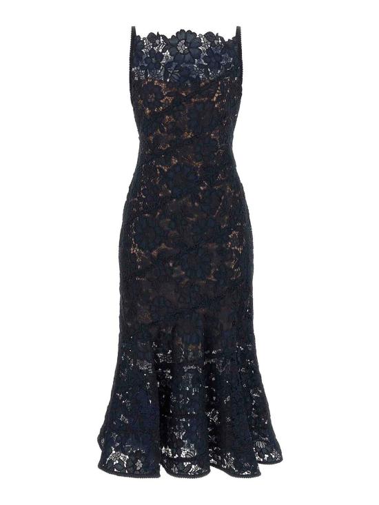 26FW 셀프 포트레이트 미디 스커트 AW26043MNAVY BLUE