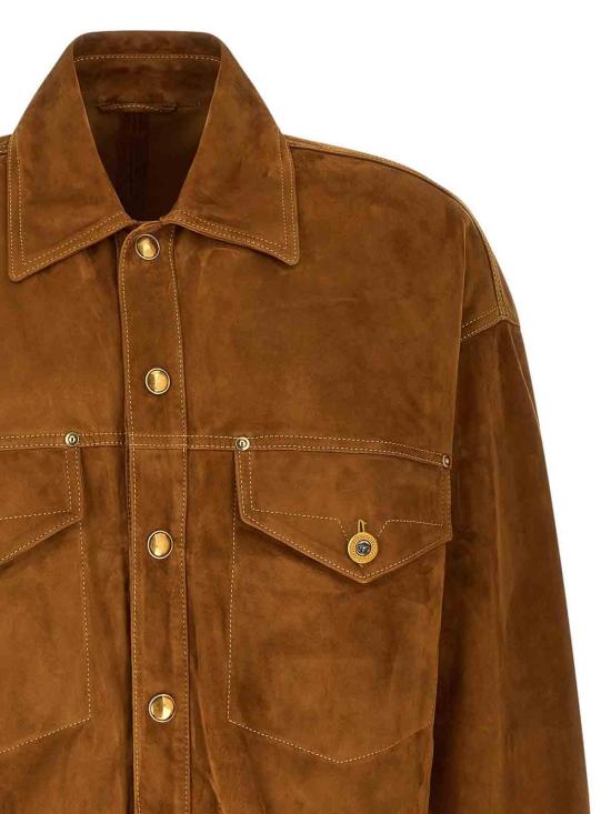 26FW 베르사체 의류 10253901A183801NN90 Brown - VERSACE