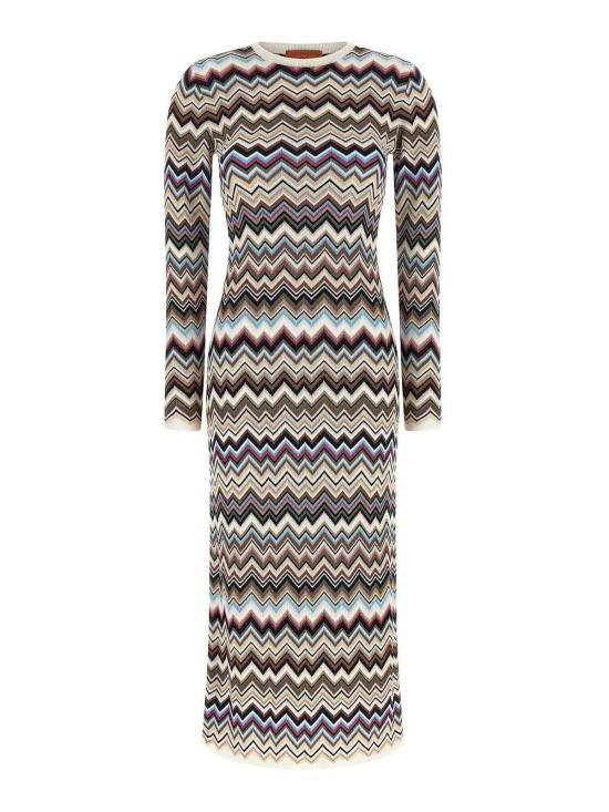 26FW 미소니 미디 스커트 DS26WG28BK01KOSMSPL MULTICOLOUR