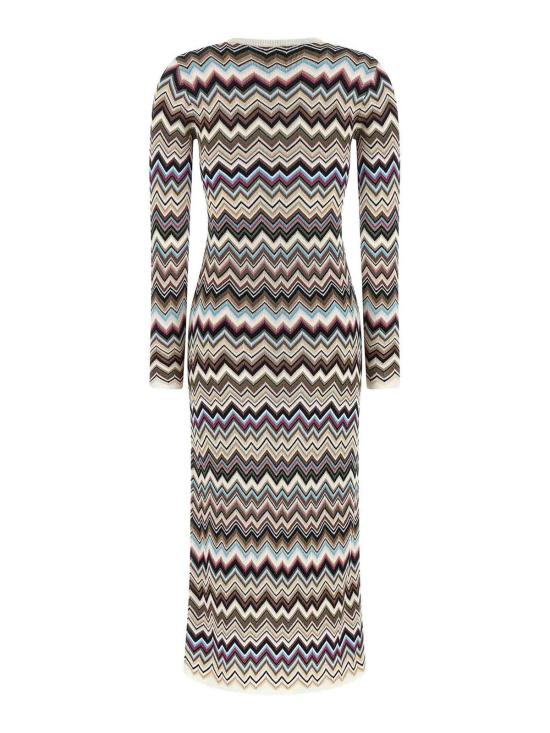 26FW 미소니 미디 스커트 DS26WG28BK01KOSMSPL MULTICOLOUR - MISSONI