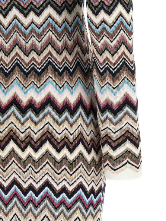 26FW 미소니 미디 스커트 DS26WG28BK01KOSMSPL MULTICOLOUR - MISSONI