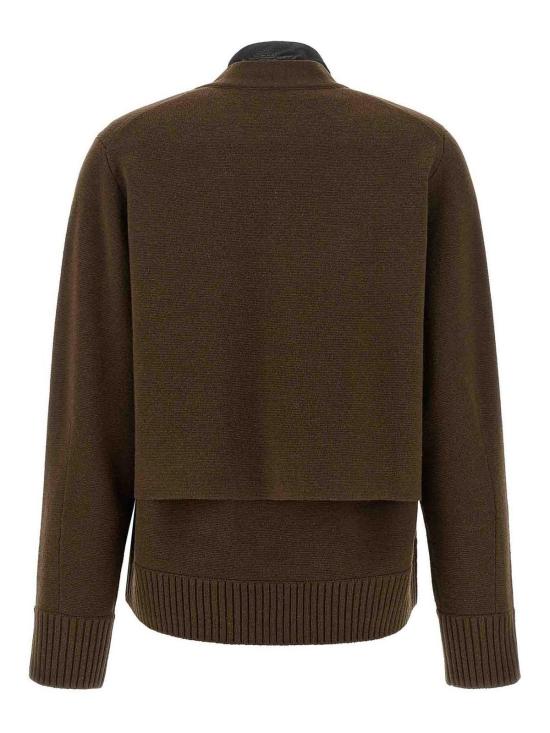 26FW 사카이 가디건 2608673601 BROWN - SACAI