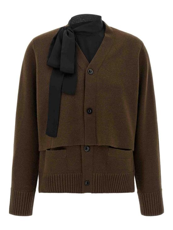 26FW 사카이 가디건 2608673601 BROWN