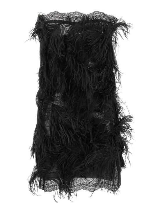 26FW 디 아티코 미디 스커트 261WCA00520EMB035RA100 BLACK