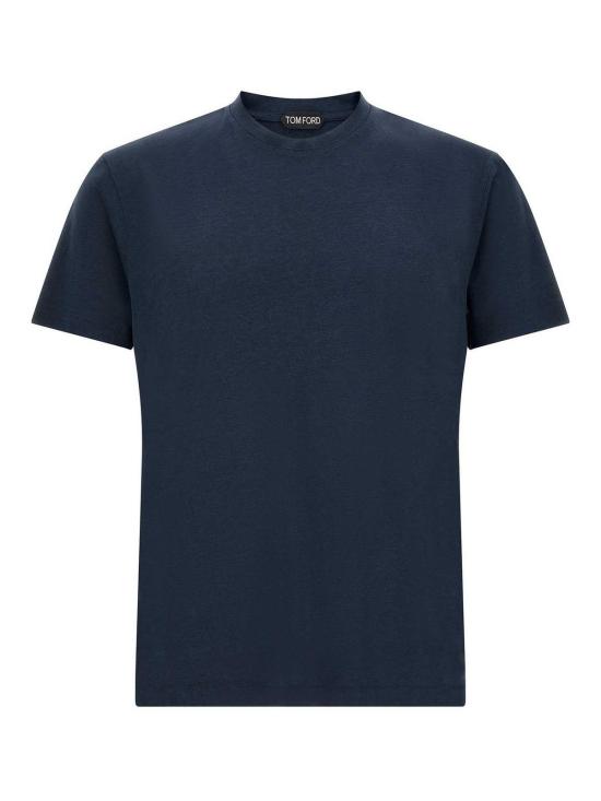 26FW 톰포드 반팔 티셔츠 JCS004JMT012UDB BLUE