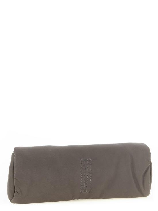 26FW 릭 오웬스 패디드 레더 플랩 클러치 백 RA02F0923LBLPT134 GREY - RICK OWENS