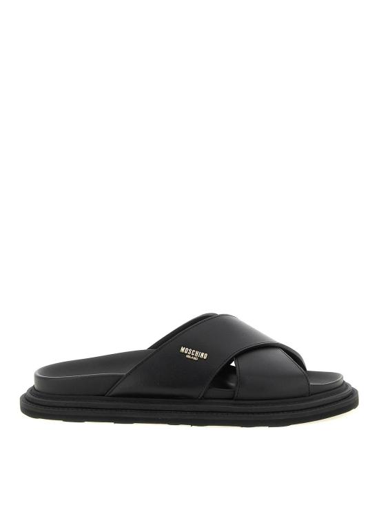 26FW 모스키노 뮬/슬리퍼 MB28083G0PGA0000 BLACK