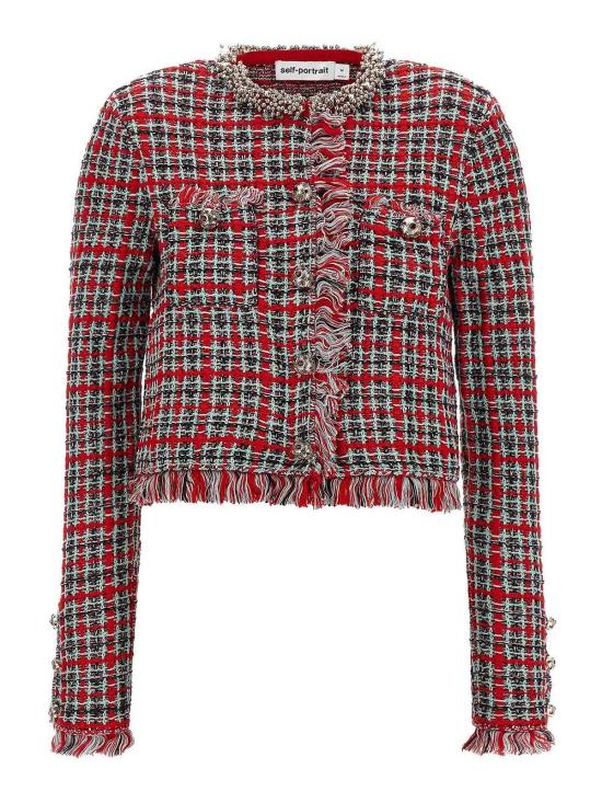 26FW 셀프 포트레이트 자켓 AW26146JRED