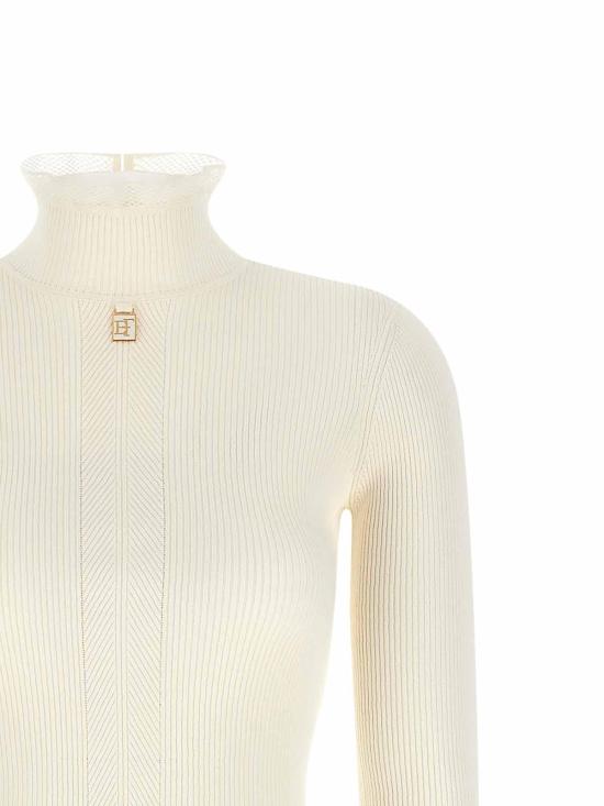 26FW 엘리자베타프랜치 미디 스커트 AM21B66E2193 WHITE - ELISABETTA FRANCHI