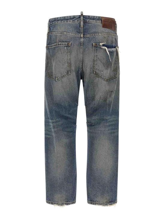 26FW 디스퀘어드2 스트레이트 팬츠 S74LB1977D30042470 BLUE - DSQUARED2