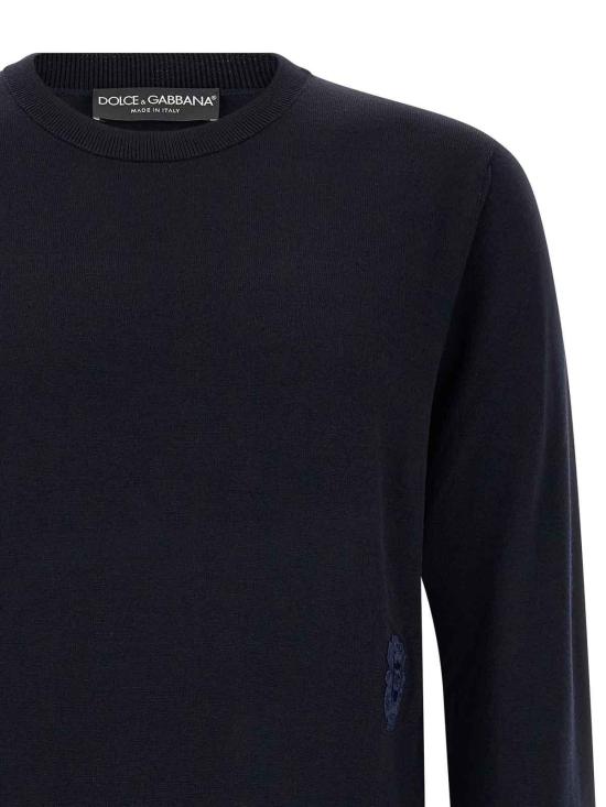 26FW 돌체앤가바나 스웨터 GXX24ZJGMLSB0665 BLUE - DOLCE & GABBANA