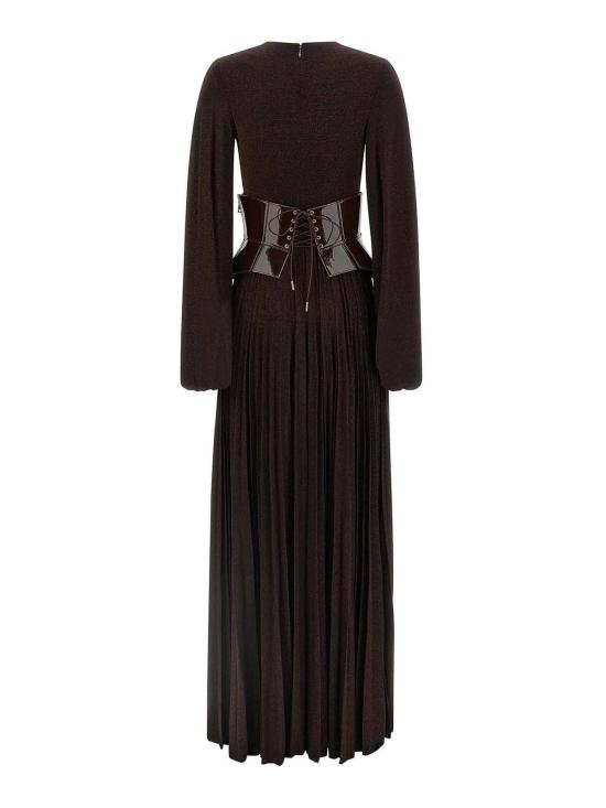 26FW 엘리자베타프랜치 원피스 ABR1566E2EV9 BROWN - ELISABETTA FRANCHI