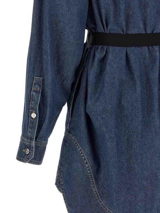 26FW 베르사체 미디 스커트 10256571A186401D880 BLUE - VERSACE