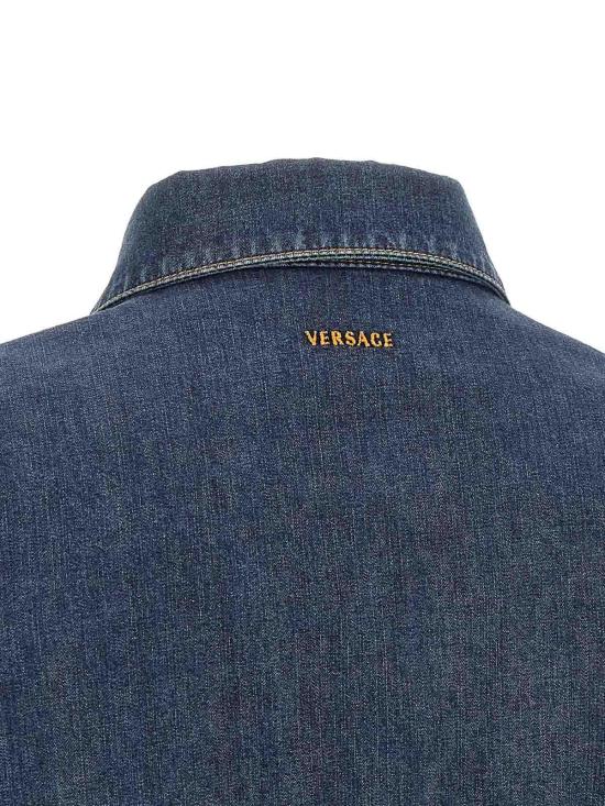 26FW 베르사체 미디 스커트 10256571A186401D880 BLUE - VERSACE