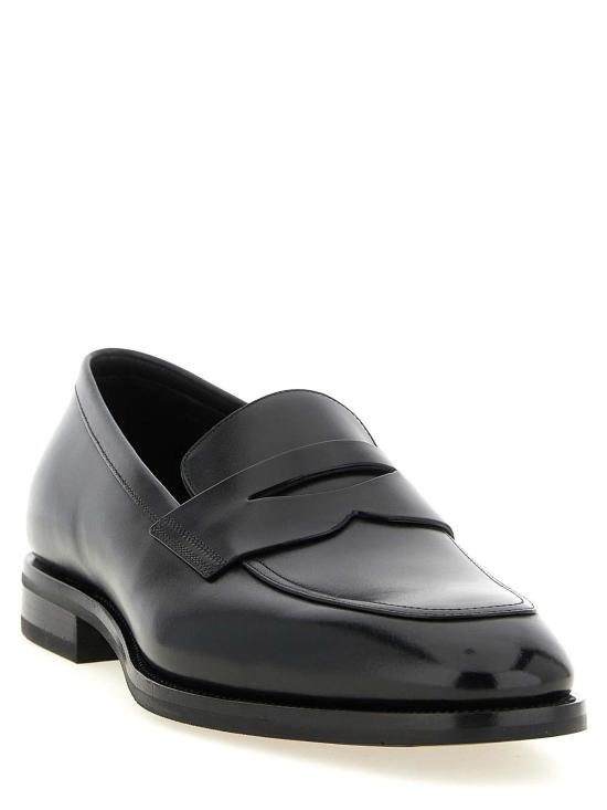 26FW 산토니 슈즈 MCAD19385PL7HNTGN01N01 BLACK - SANTONI