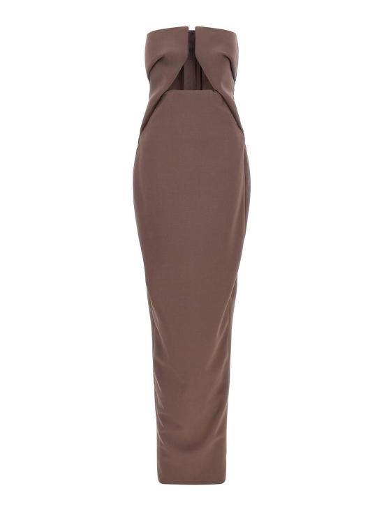 26FW 릭 오웬스 미디 스커트 RP02F5528WST86 BROWN