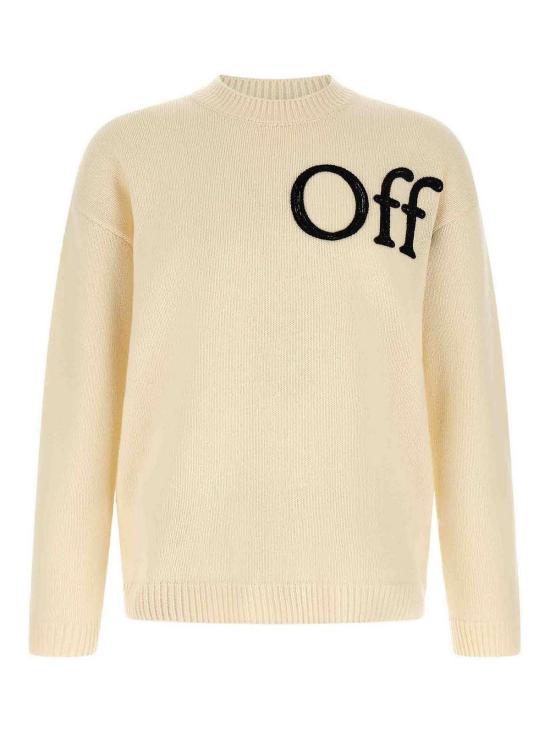 26FW 오프화이트 스웨터 OMHE20QF26KNI0011011 WHITE