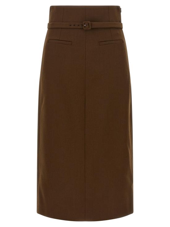 26FW 아미 미디 스커트 FSK477WV02162221 Brown