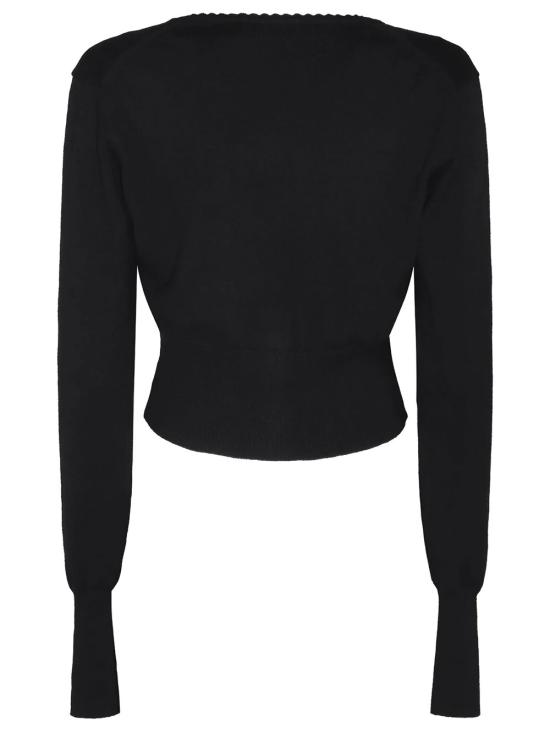 26FW 비비안웨스트우드 베아 크롭드 가디건 1803002U Y001V N402 BLACK DOM - VIVIENNE WESTWOOD
