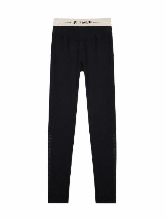26FW 팜앤젤스 스트레이트 팬츠 PAWVK003FB001 100A BLACK CREAM