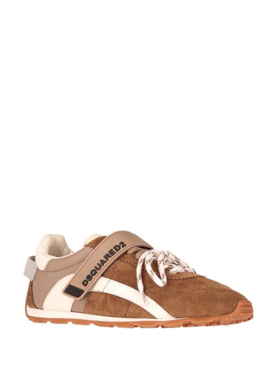 26FW 디스퀘어드2 스니커즈 SNW033923808837 M4276 BROWN BEIGE CREAM - DSQUARED2