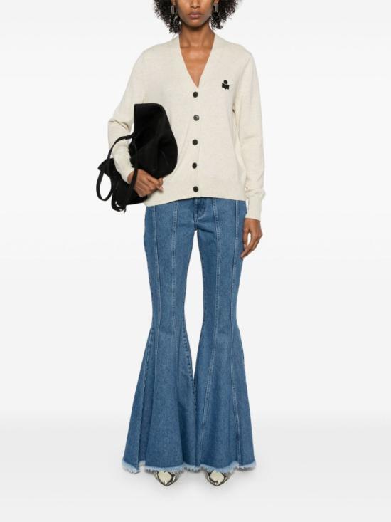 26FW 이자벨마랑에뚜왈 KARINA 카리나 V넥 가디건 CA0104FAC1L17E02LY Neutrals - ISABEL MARANT ETOILE