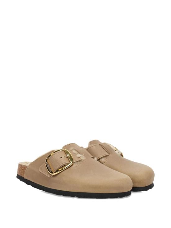 26FW 버켄스탁 보스턴 빅 버클 1030444SHEARLTABACCO Brown - BIRKENSTOCK