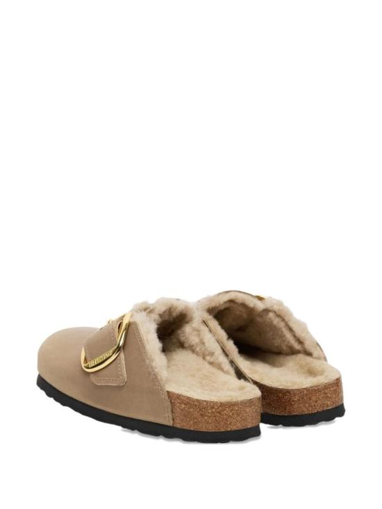 26FW 버켄스탁 보스턴 빅 버클 1030444SHEARLTABACCO Brown - BIRKENSTOCK