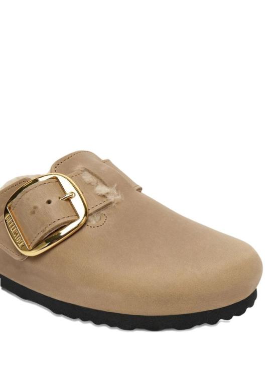 26FW 버켄스탁 보스턴 빅 버클 1030444SHEARLTABACCO Brown - BIRKENSTOCK