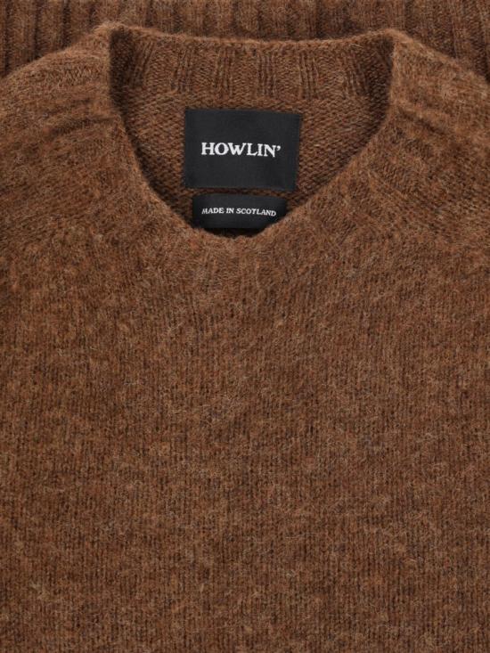 26FW 하울린 버쓰 오브 더 쿨 스웨터 BIRTH OF THE COOLNUTS Brown - HOWLIN