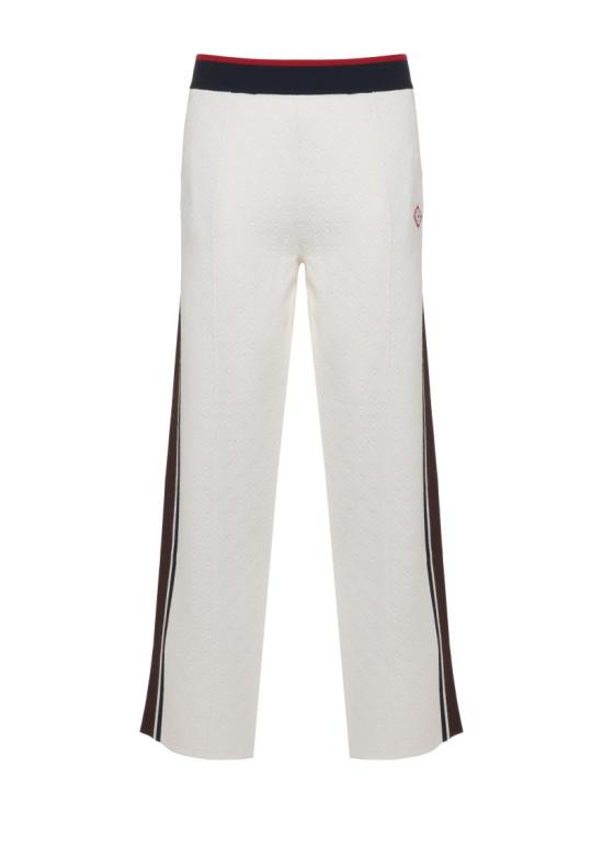 26FW 카사블랑카 팬츠 MAW26KW147801VISCOSE BLEND WHITEBROWNNAVY