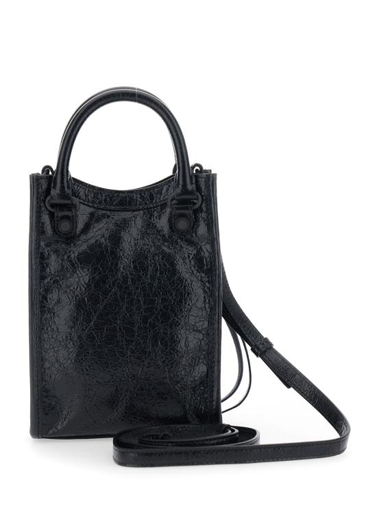 26FW 발렌시아가 르 시티 토트 폰 873426 2ABFY 1000 BLACK DOM - BALENCIAGA