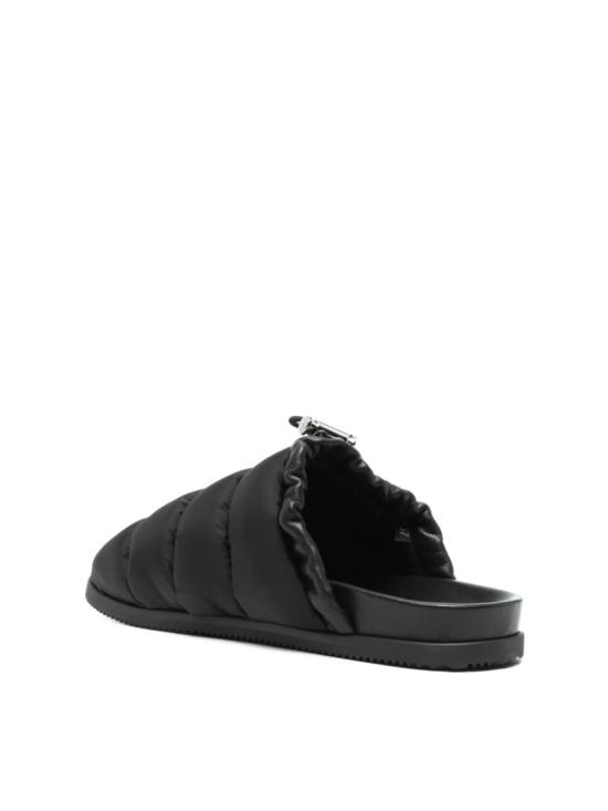 26FW 몽클레어 몬 포켓 패딩 레더 뮬 K109B4M00040M5080999 Black - MONCLER