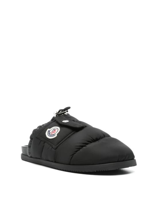 26FW 몽클레어 몬 포켓 패딩 레더 뮬 K109B4M00040M5080999 Black - MONCLER