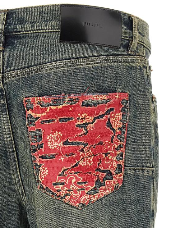 26FW 퍼플 브랜드 데님 팬츠 P026IQDP426MIDINDIGO Blue - PURPLE BRAND