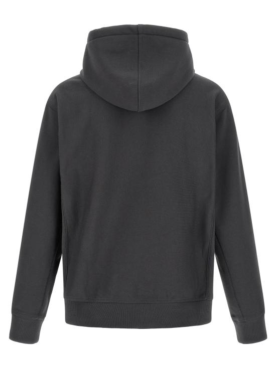 26FW 칼하트 WIP 후드 아메리칸 스크립트 스웨트셔츠 I02827987XX Gray - CARHARTT WIP