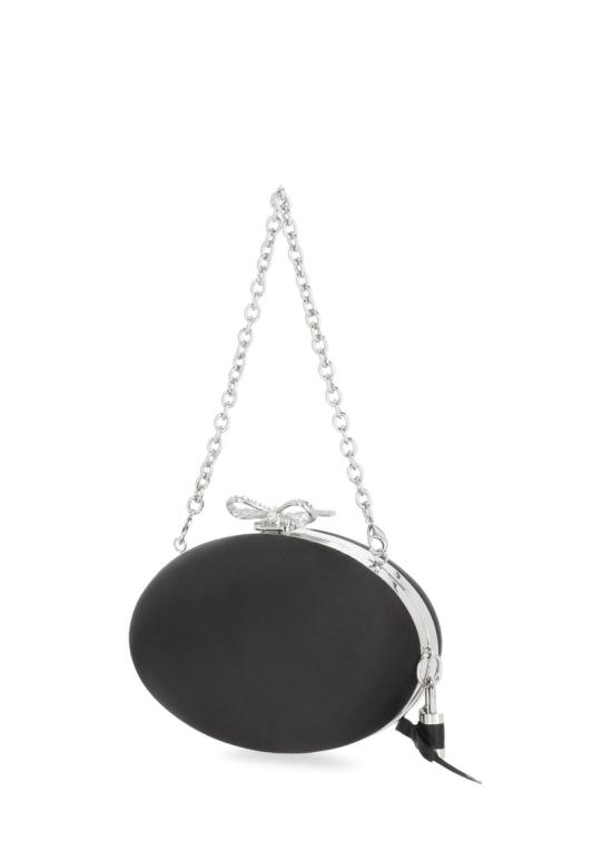 26FW 셀프 포트레이트 클러치/파우치 PF26322BBBLACK SATIN OVALBLACK - SELF PORTRAIT