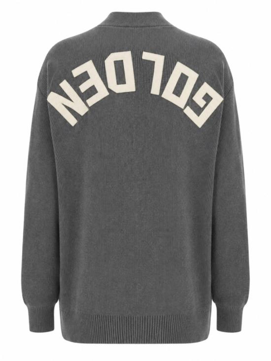  골든구스 코튼 버튼 가디건 GWP00950 P00066260304 Grey - GOLDEN GOOSE