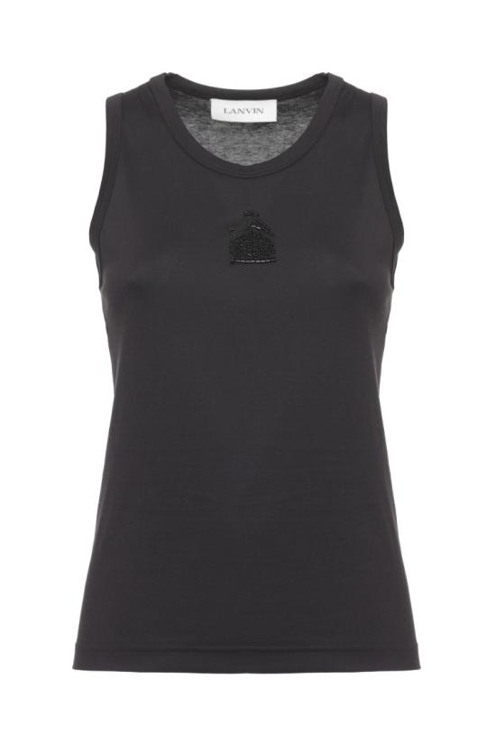 26FW 랑방 탑 RWTS0067J040A2610 Black