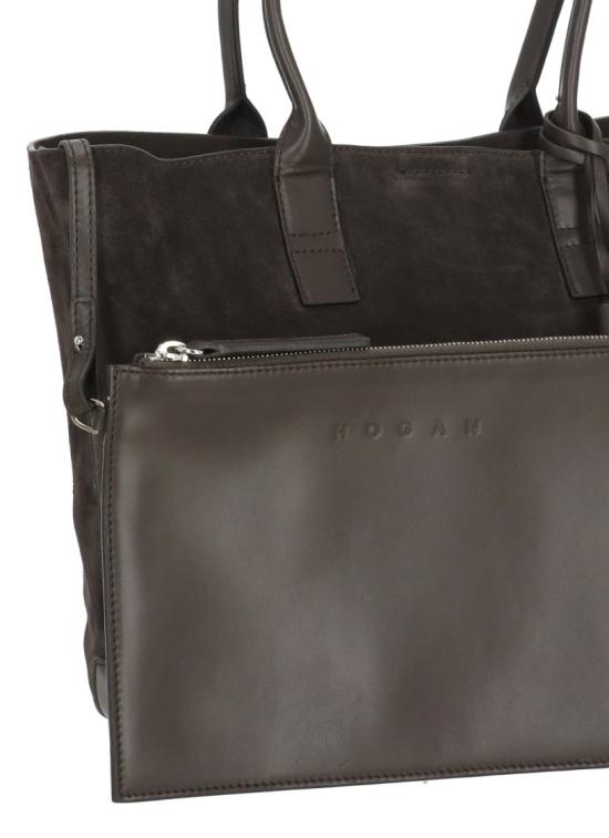 26FW 호간 토트백 KBW01TA0200UGMS808 Black - HOGAN