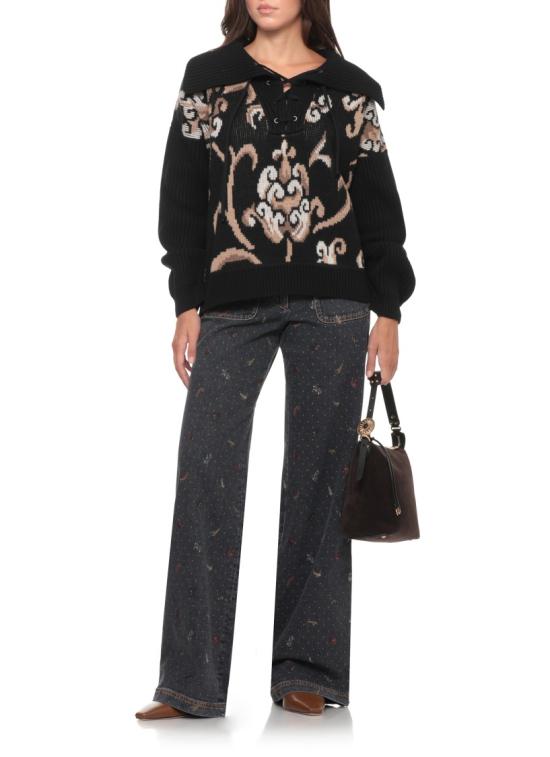 26FW 에트로 니트웨어 WRKE0326AQ12UN0000 Black - ETRO