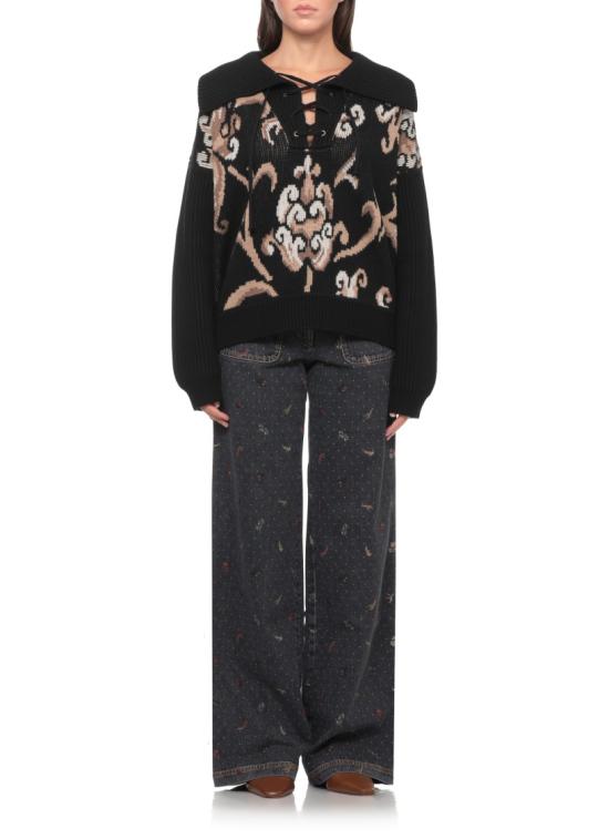 26FW 에트로 니트웨어 WRKE0326AQ12UN0000 Black - ETRO