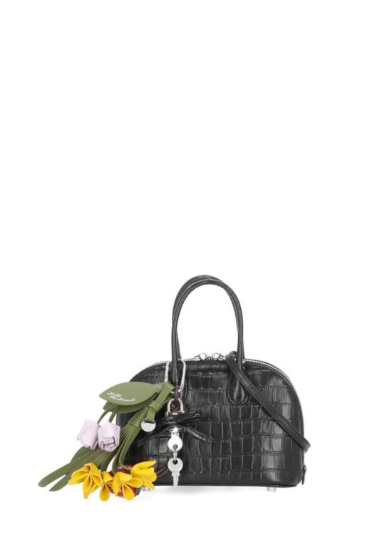 26FW 셀프 포트레이트 가방 PF26316BCROC LEATHER TOASTBLACK Grey